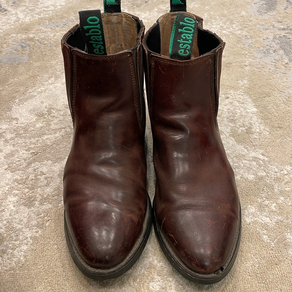 Establo  Ankle Boots genuine Leather Size 11 style Western